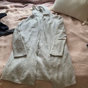 Babaton long hooded cardigan